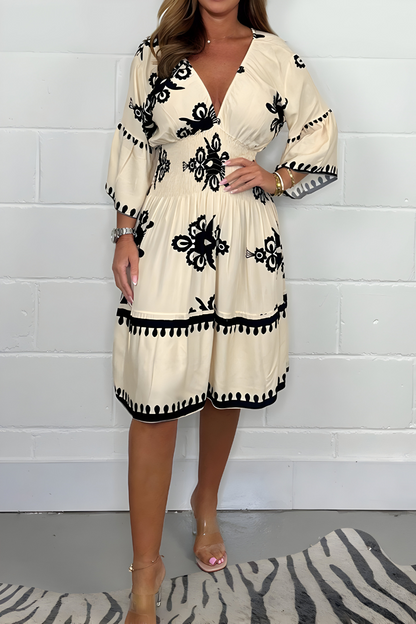 IVY™ | Boho Dress Midi Effortless Grace & Style