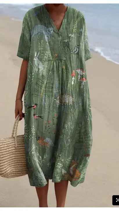 Lina - Vintage Floral Dress