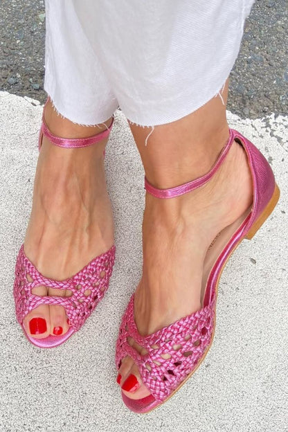 Isadora | Refined Woven Sandals