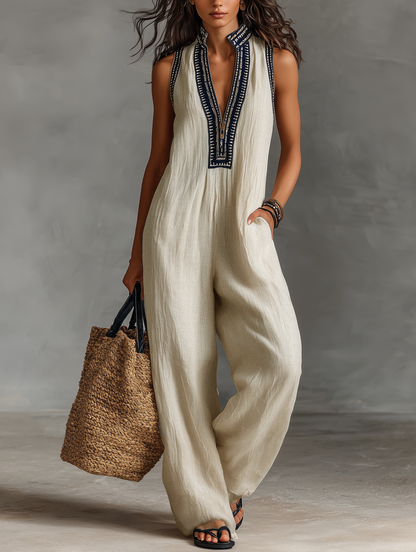 WREN | Wide-Leg Boho Jumpsuit with Effortless Comfort