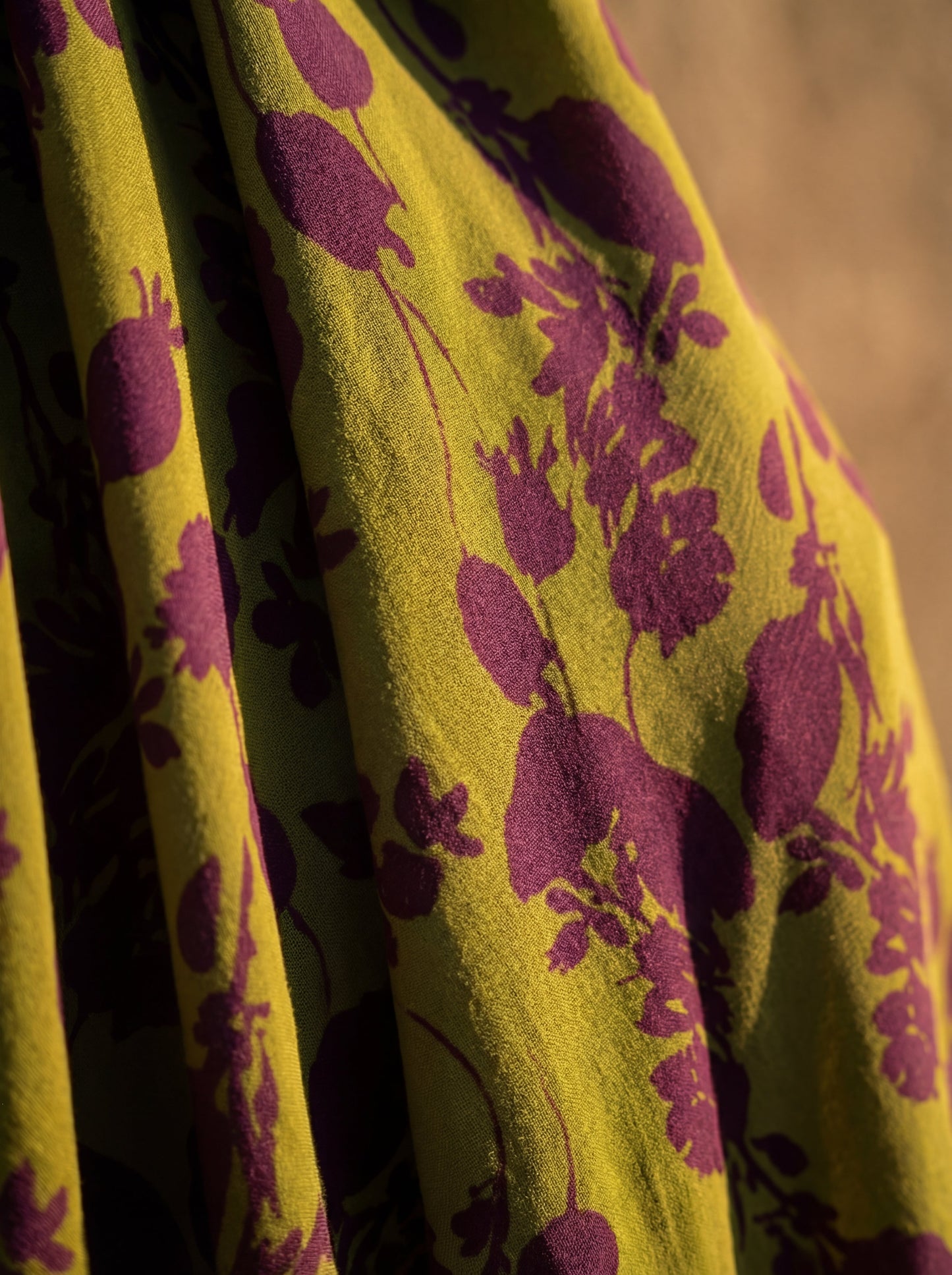 Floral Maxi Dress with Flowing Drop