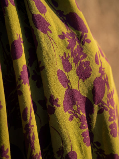 Floral Maxi Dress with Flowing Drop