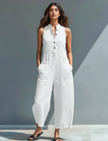 Sleeveless Minimalist Jumpsuit