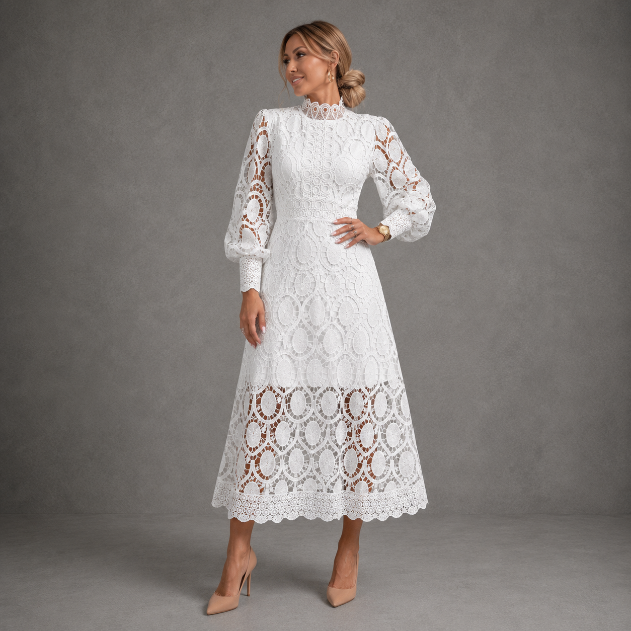 Joanne™ | Elegant Lace Maxi Dress