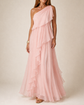 Ela | Cascading Ruffle Maxi Dress