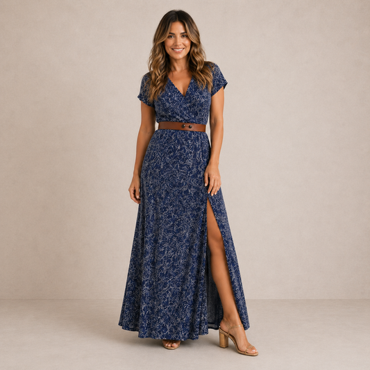 CASSIDY | Boho Floral Maxi Dress For Flowy Summer Style