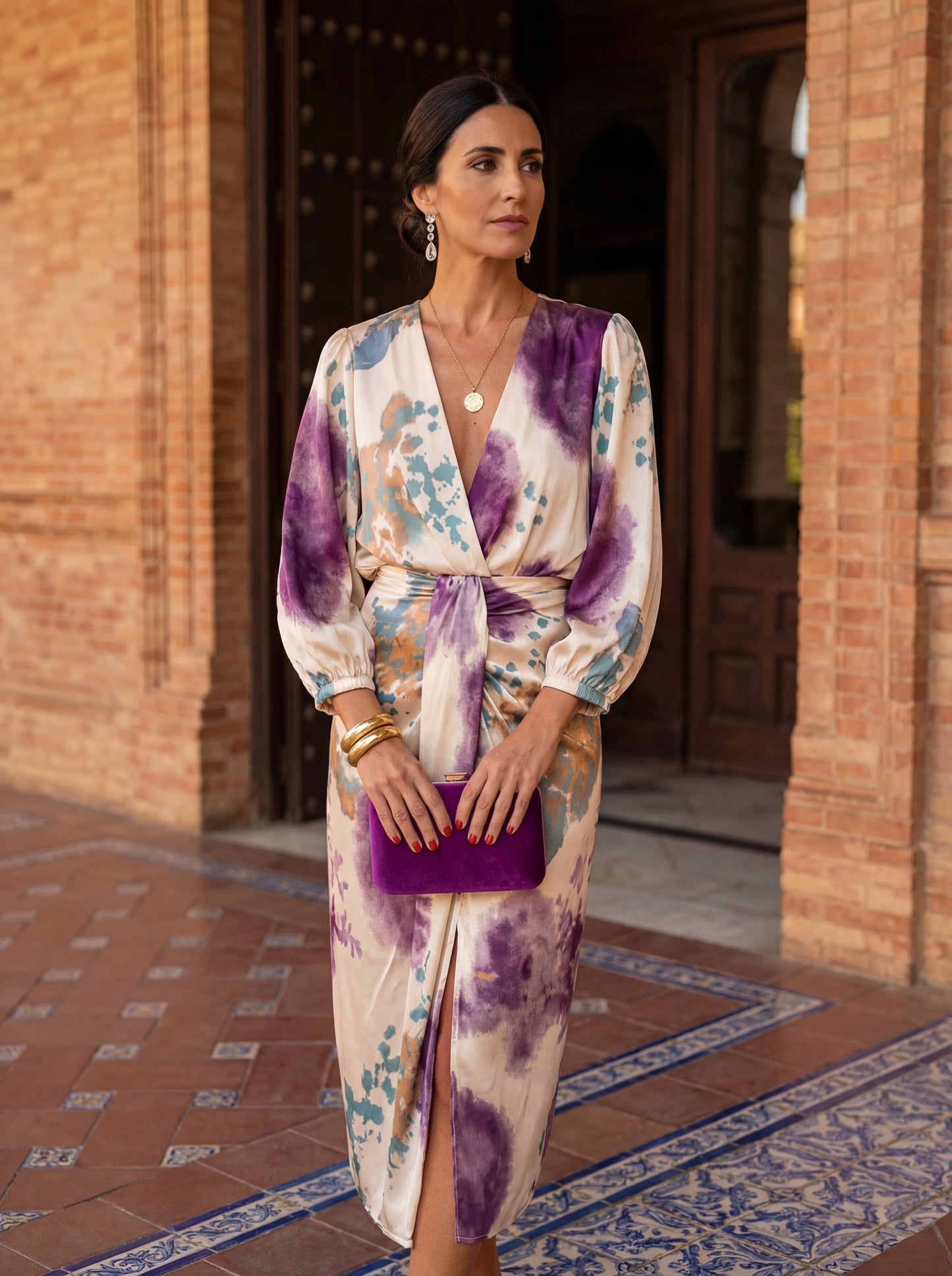 Valerie | Crossed Dress with V-Neck