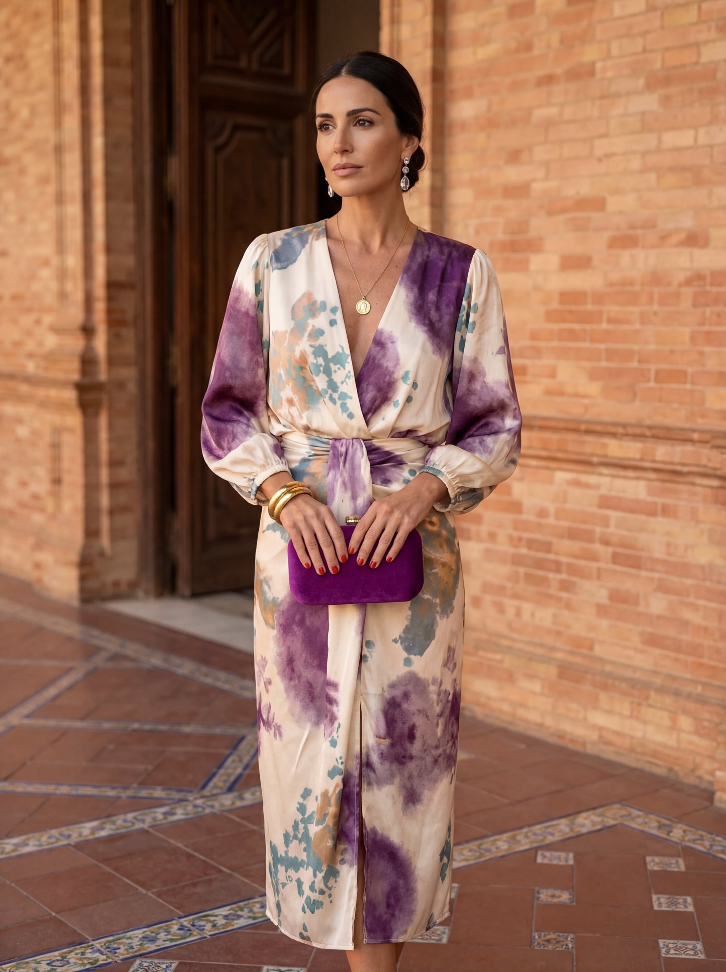 Valeria V-neck dress