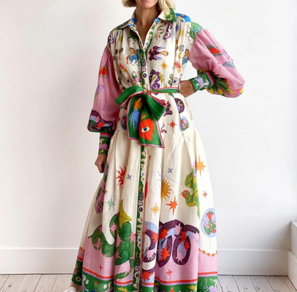 Fiora | Elegant and Colorful Ceremony Dress