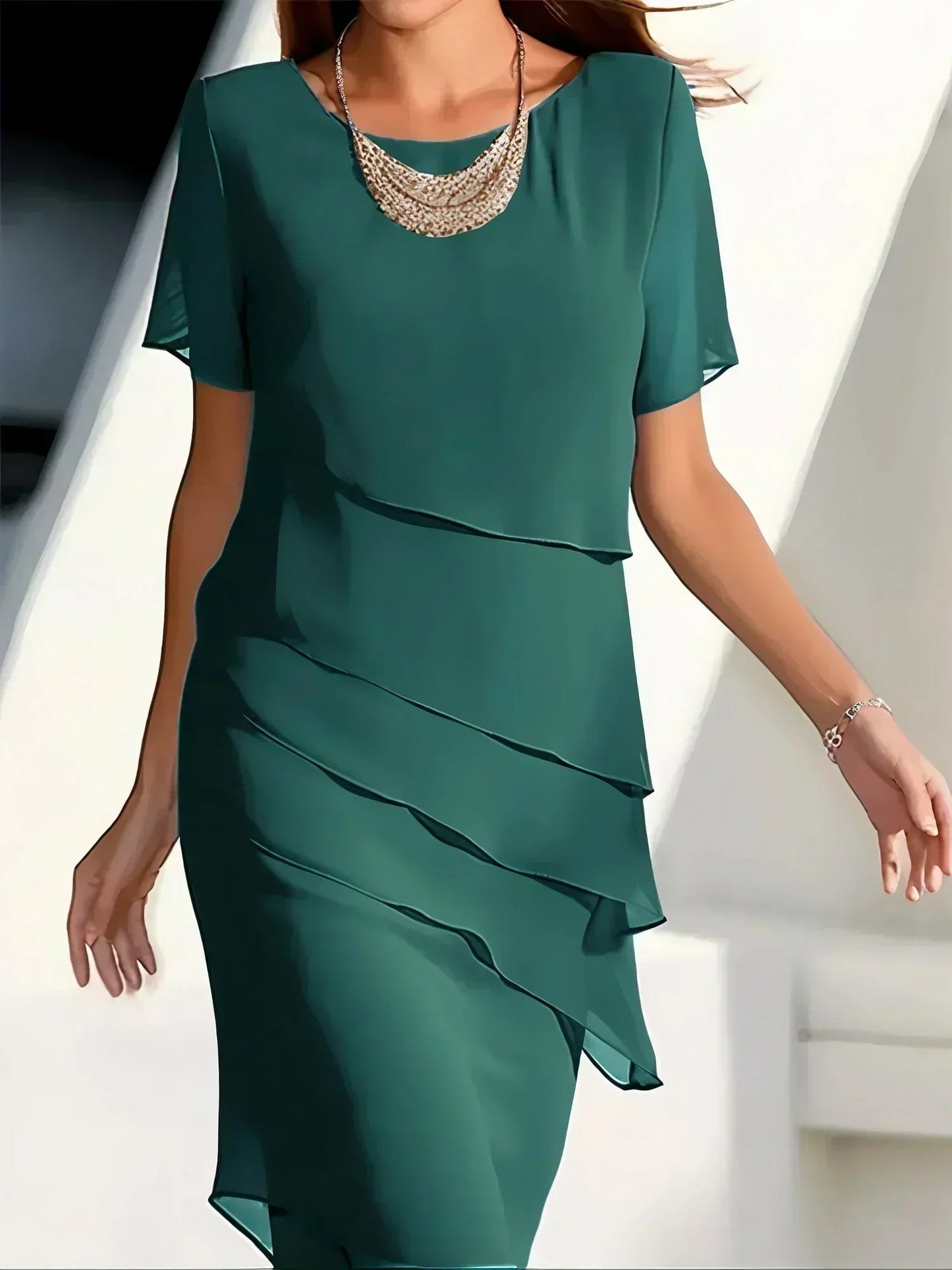 NOORÉ | Elegant Dress with Flattering Layering