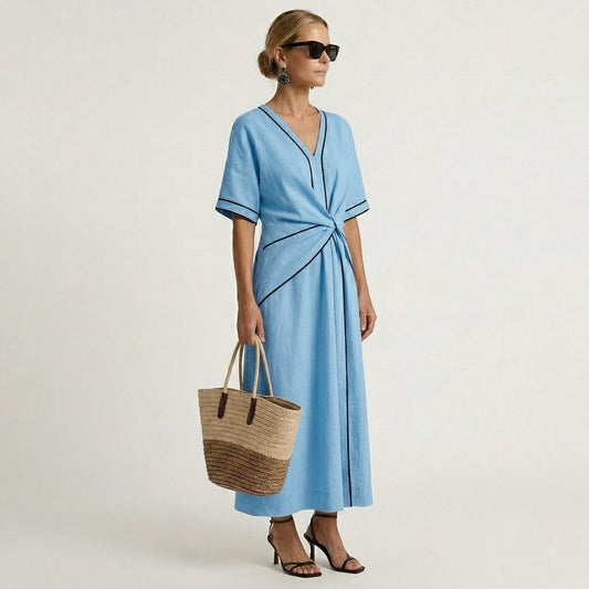 Mila | Elegant Dress with Flattering Waist and Vacation Chic