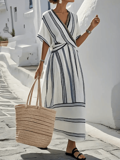 SERENITY | Chic Coastal Maxi with Flattering Fit and Breathable Ease