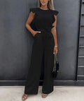 Nuria Jumpsuit with Adjustable Waist