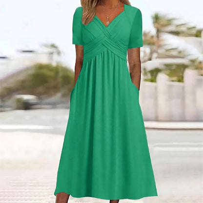 SOFIA | Midi Dress With a Flattering Silhouette for Elegant Occasions