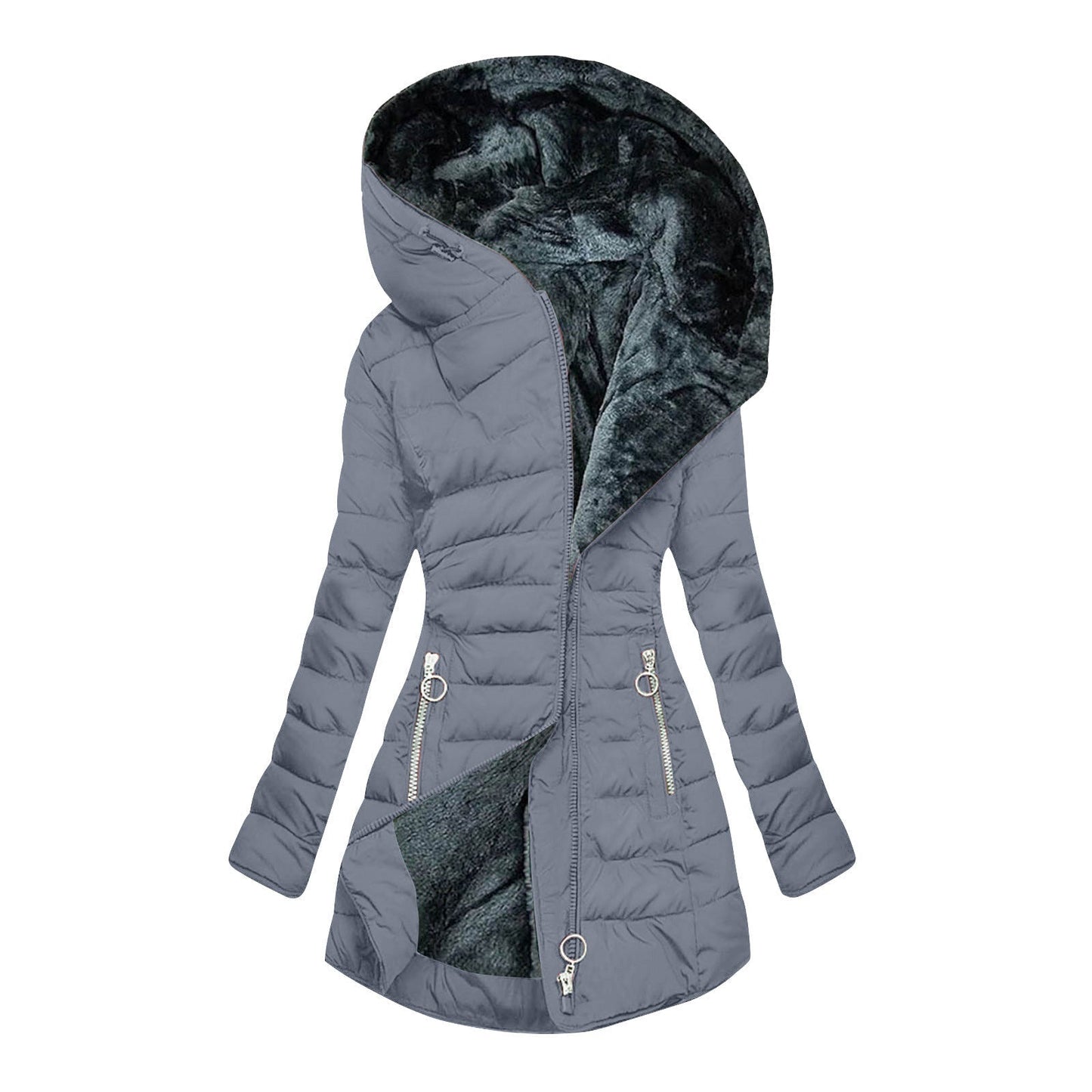 Giulia | Long Winter Coat with Thermal Protection and Elegant Daily Style