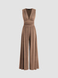 Charity – Elegant Sleeveless Wide-Leg Jumpsuit