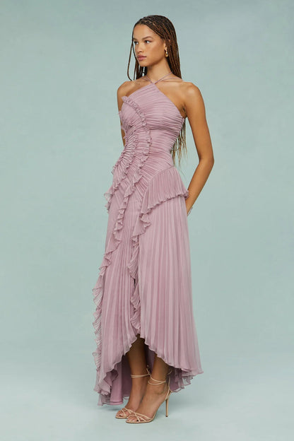 LIYANA | Spiral Ruffle Dress