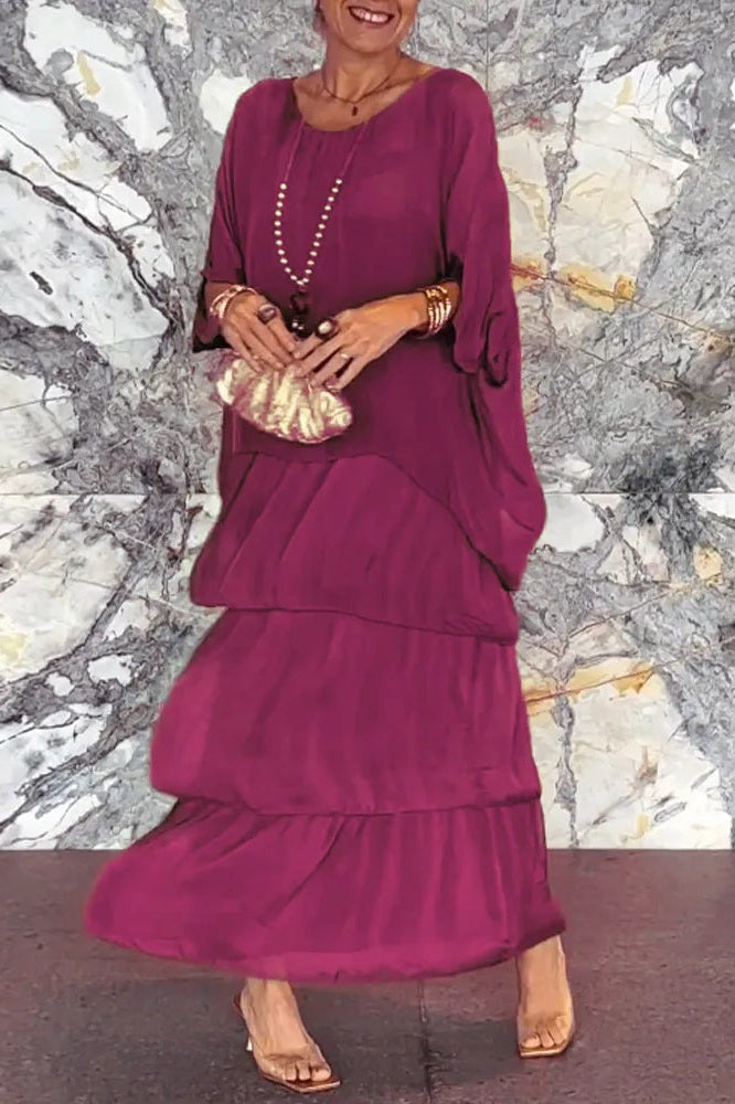 Nora Blanket Dress - Scarlet