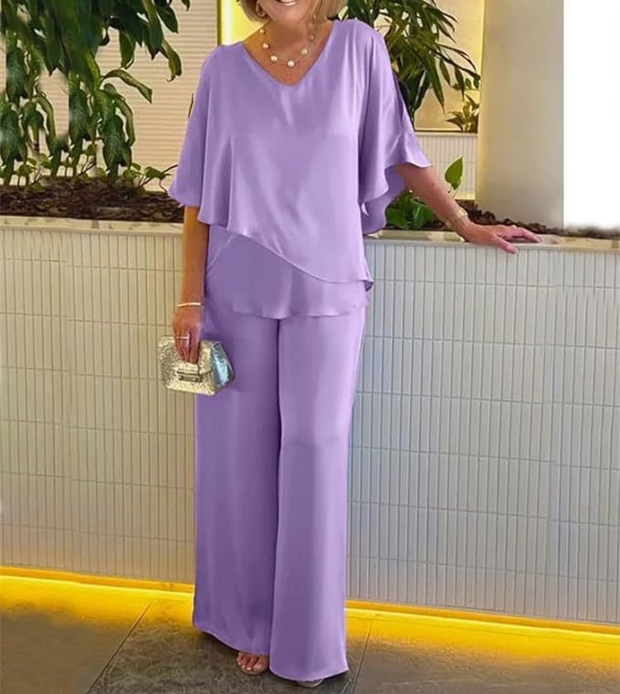 Martha - Comfortable Set with Wide Legs