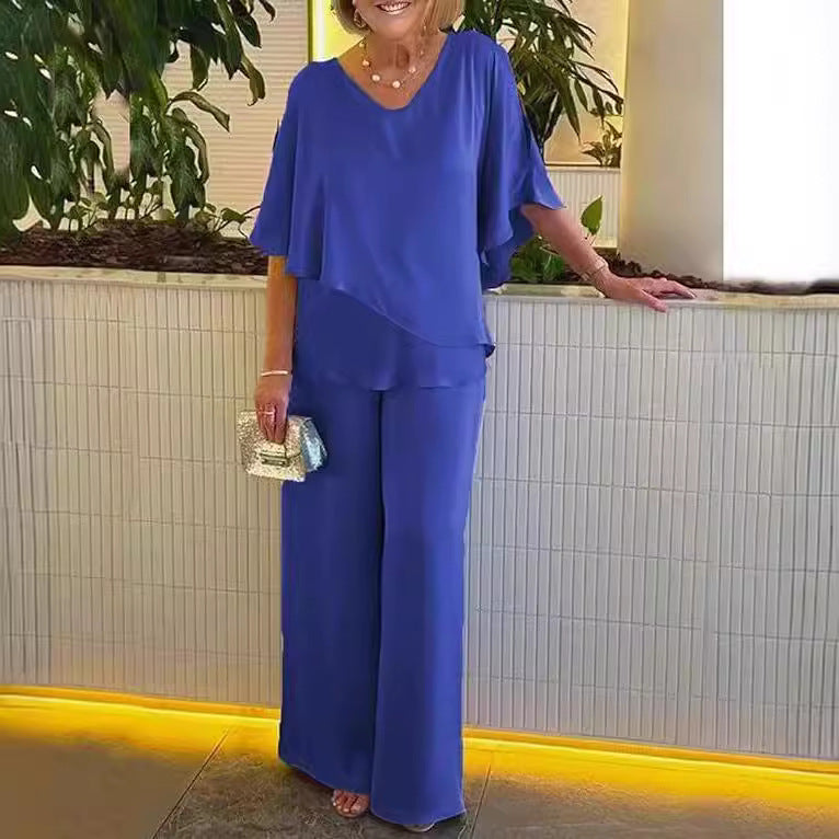Martha - Comfortable Set with Wide Legs