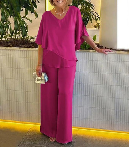 Martha - Comfortable Set with Wide Legs