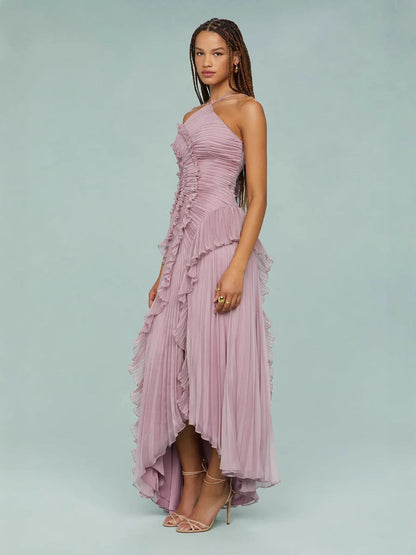 LIYANA | Spiral Ruffle Dress