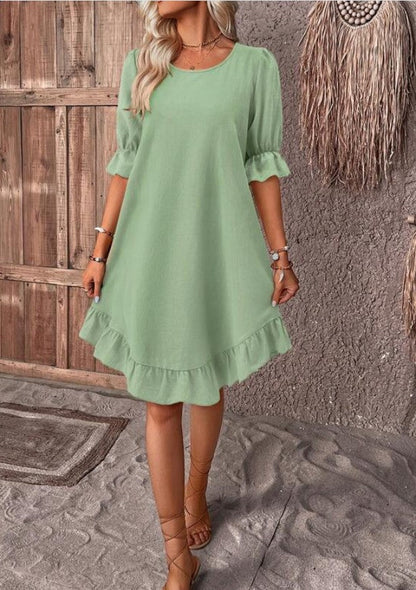 Sofia | Midi Dress with Flattering Line and Versatile Elegance for Day and Night