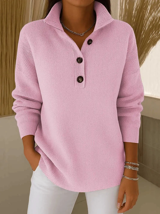 Florence™ | V-Neck Polo Sweater