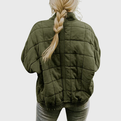 Josiane | Quilted jacket with an elegant oversized fit