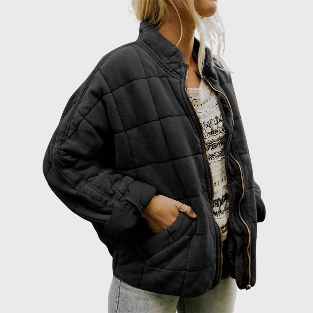 Josiane | Quilted jacket with an elegant oversized fit