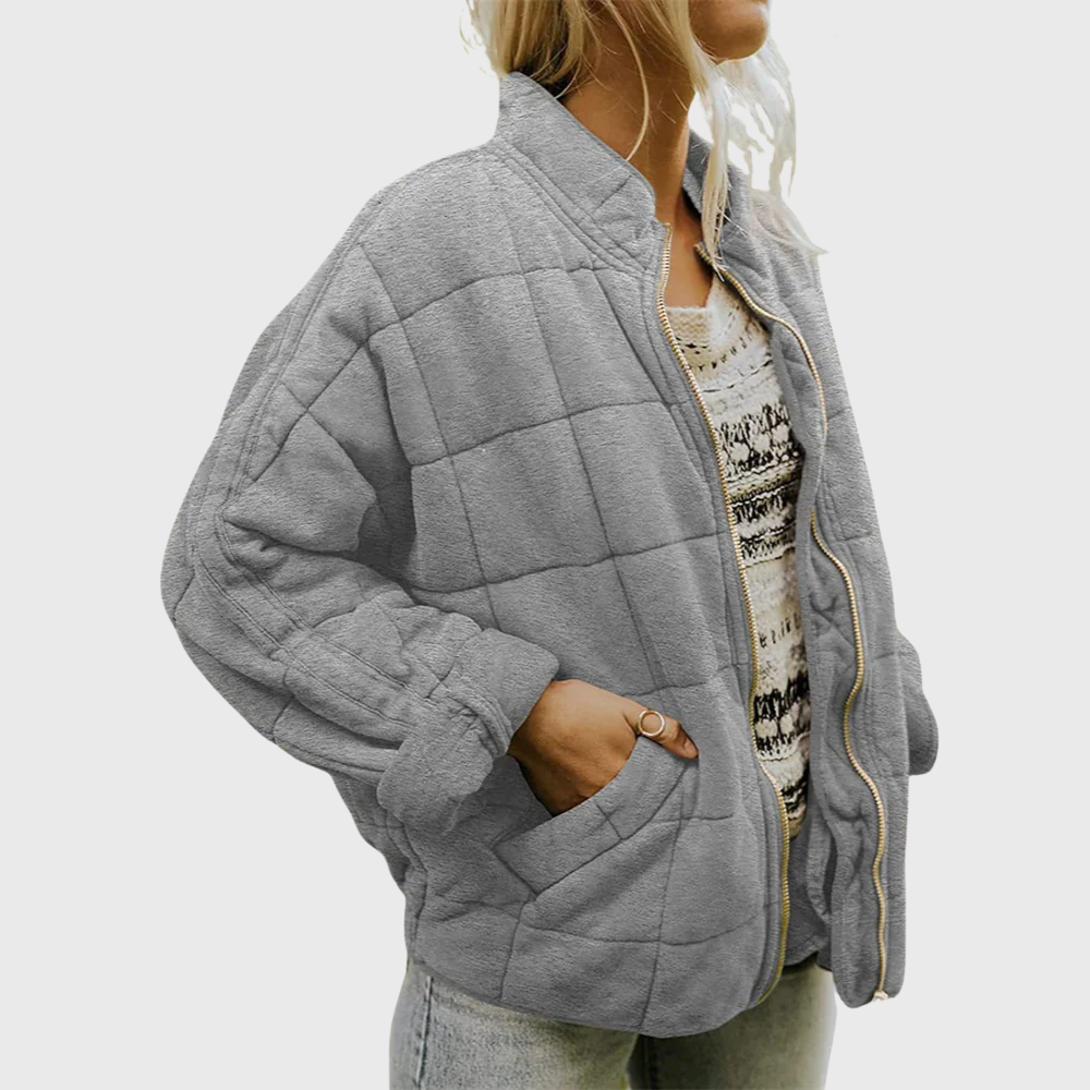 Josiane | Quilted jacket with an elegant oversized fit