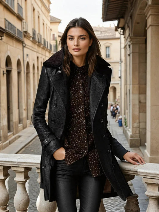 BIANCA | Long Coat with Elegant Cut and Distinct Style for Confident Women