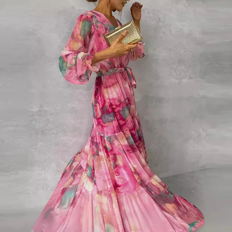 Willow | Flowing Floral Maxi Dress