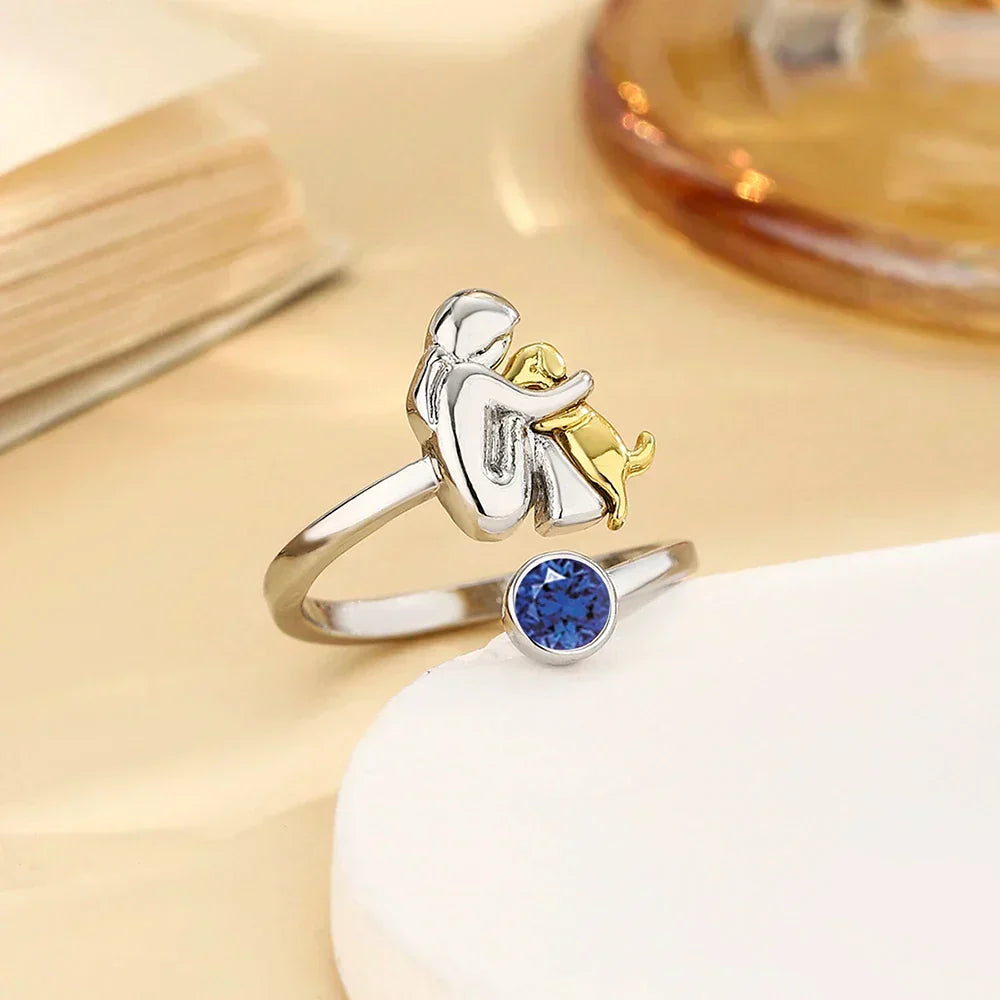 Roos™ - Ring with Dog Icon