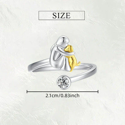 Roos™ - Ring with Dog Icon