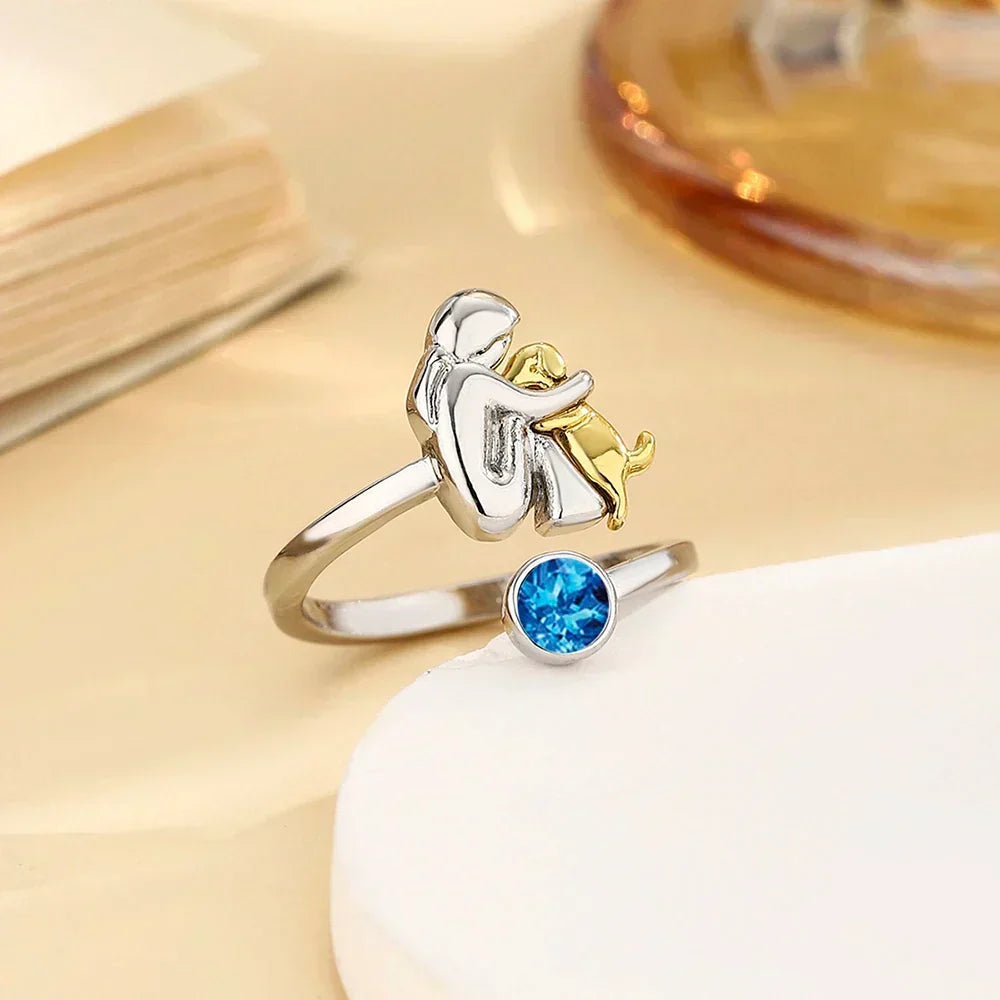 Roos™ - Ring with Dog Icon