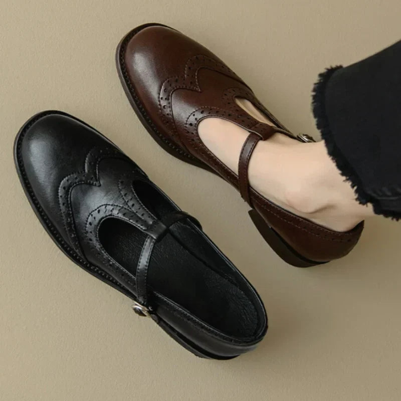 Sarah™ | Elegant Mary Jane with T-Strap
