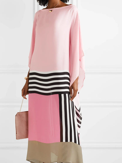 Aurora | Boho Chic Caftan with Graphic Print