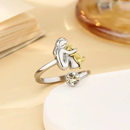 Roos™ - Ring with Dog Icon