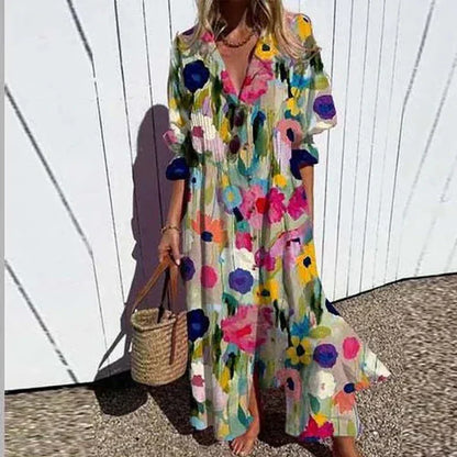 SÉRAPHINE | Elegant Bohemian Dress for a Free and Romantic Style