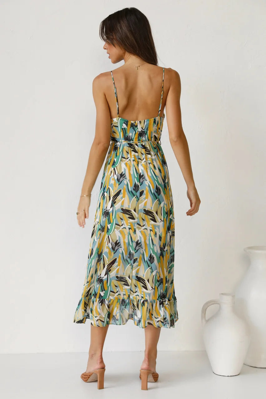 GABRIELLA | Printed Summer Dress with Fresh Comfort and Sunny Style for Free Days