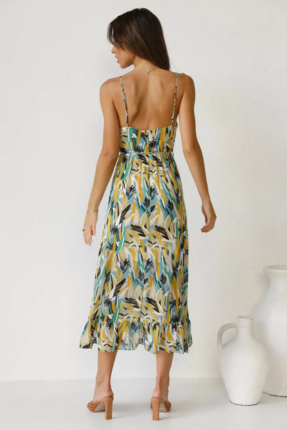GABRIELLA | Printed Summer Dress with Fresh Comfort and Sunny Style for Free Days