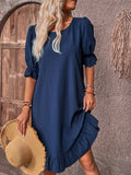 Sofia | Midi Dress with Flattering Line and Versatile Elegance for Day and Night