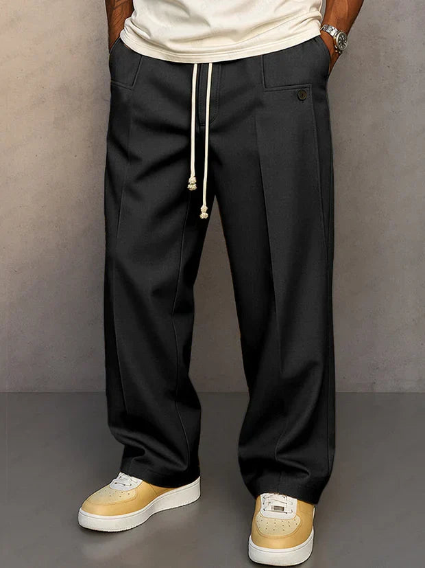 Olivia Sur™ | Elegant Pants with Adjustable Cord