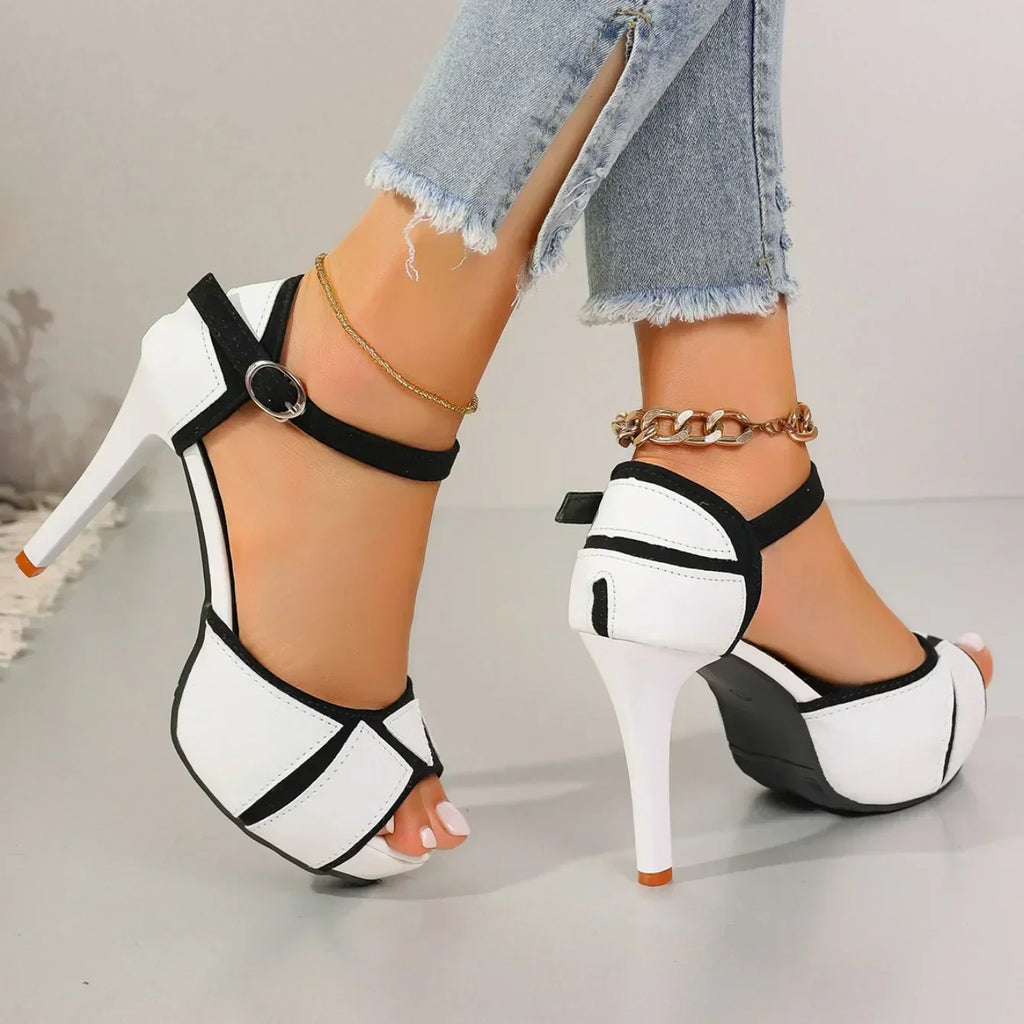 ELEGANT REAL LEATHER HEELS