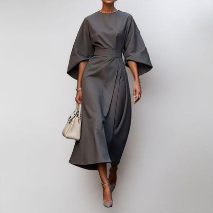 VIVIENNE | Elegant Kimono Maxi Dress with Accent Waist