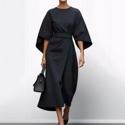 VIVIENNE | Elegant Kimono Maxi Dress with Accent Waist