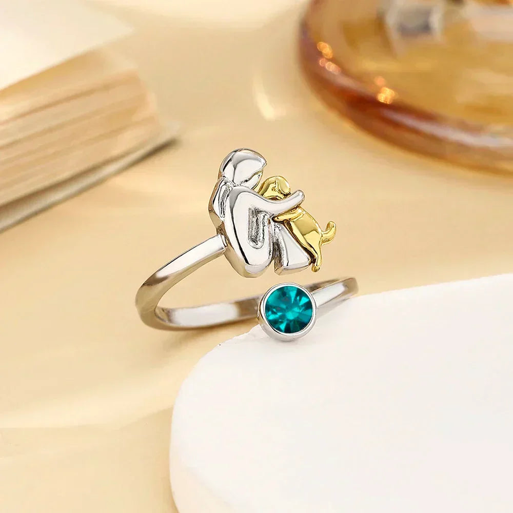 Roos™ - Ring with Dog Icon