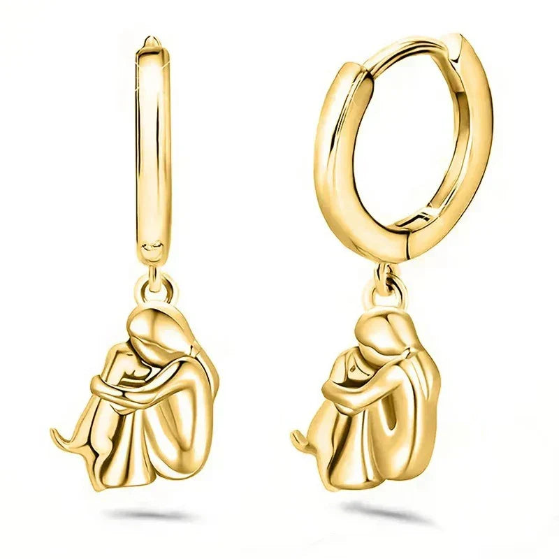 LadiVania™ | Earrings with Dog Icon (Round Closure)