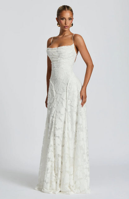 SOFIA | Elegant Lace Maxi Dress